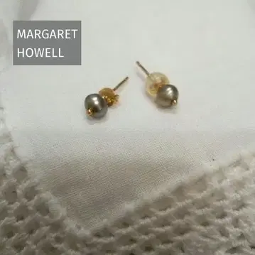 MARGARET HOWELL 펄 스터드 귀걸이
