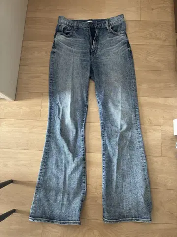 MOUSSY 부츠컷 데님 라이트 블루
