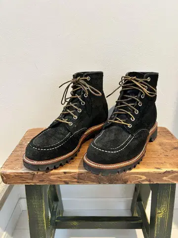 새상품급 CHIPPEWA 치페와 모크토 러기드 필드 부츠 블랙 9