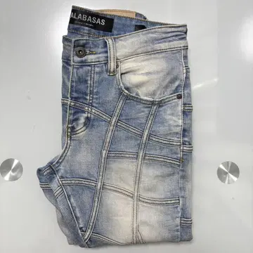 valabasas 플레어 데님 28 블루