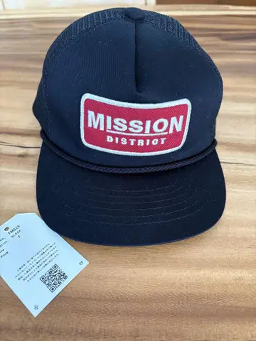 MISSION DISTRICT 워크캡 블랙