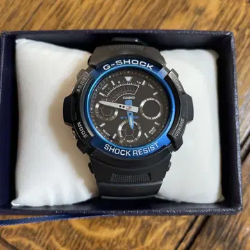 CASIO G-SHOCK 블랙/블루 작동 미확인으로 인한 정크제품