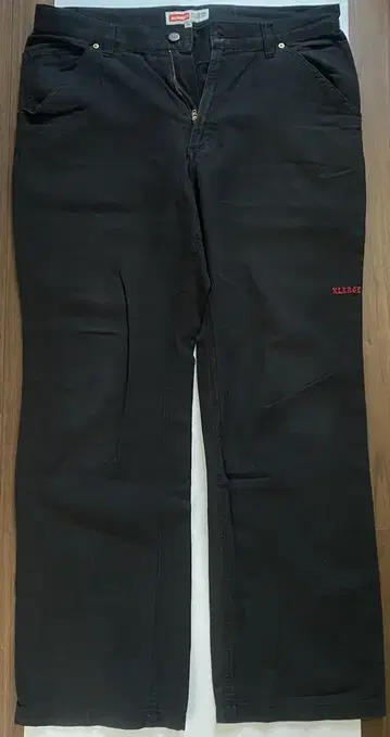 XLARGE 블랙 워크 팬츠 34