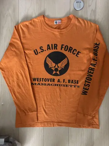 BUZZ RICKSON'S U.S. AIR FORCE 긴팔 티셔츠 M