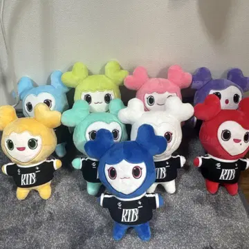 컬러풀 캐릭터 봉제 인형 세트