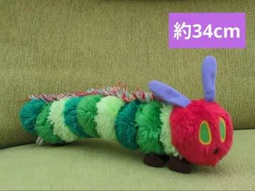 배고픈 애벌레 컬러풀 애벌레 봉제 인형 약 34cm 에릭 칼