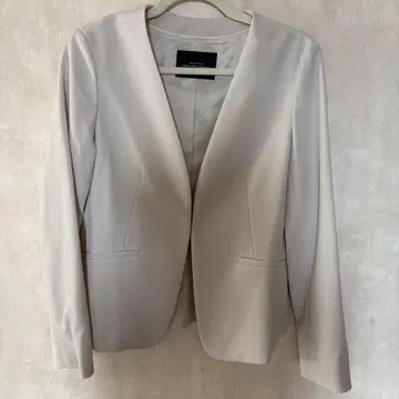 그린 라벨 릴랙싱 노카라 자켓 아이보리
