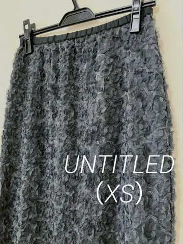 UNTITLED 플라워 튤 내로우 스커트 XS 사이즈