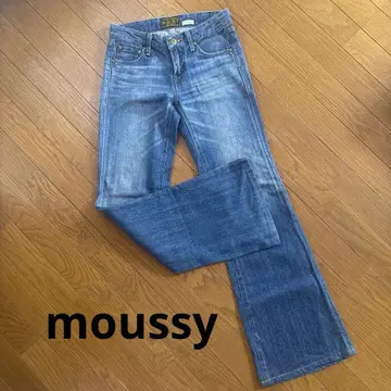 moussy 마우지 플레어 데님 부츠컷 사이즈 24