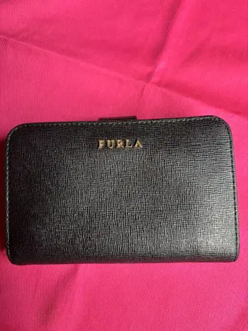 FURLA 블랙 접이식 지갑