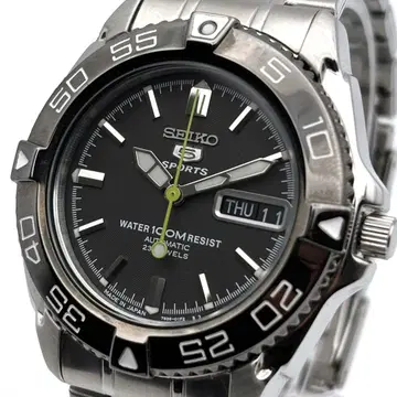 SEIKO 5 AUTOMATIC 데이데이트 뒷면 투명 시계 남성용