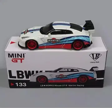 MINIGT LB WORKS 닛산 GT-R 마티니 레이싱