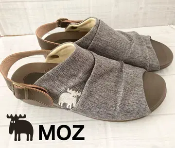 [ 새상품급 ] MOZ 모즈 상 스웨덴 샌들 M 백 샌들 브라운 그레이
