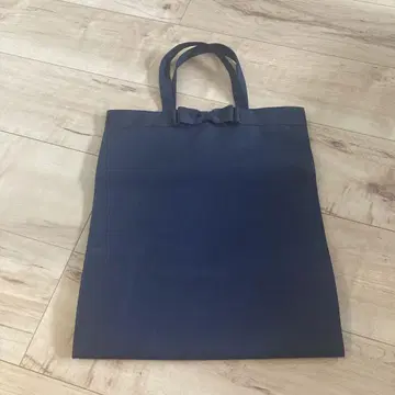 학교 네이비 바닥 있음 토트백