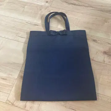 학교 네이비 바닥 있음 토트백