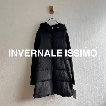 [ 새상품 ] INVERNALE ISSIMO 다운 절개 후드티 코트 P4