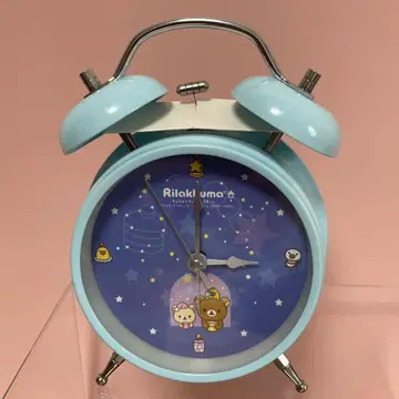 [ 새상품급 미사용 ] 가을의 느긋한 리락쿠마 벨형 알람 시계
