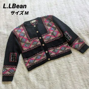 L.LBean 엘엘빈 민족 패턴 니트 가디건