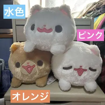 포메라니안 모찌 엎드린 봉제 인형 아기 모찌 BIG 3종 세트