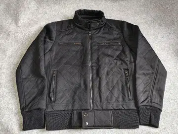 ZARA MAN 블랙 퀼팅 라이더 자켓