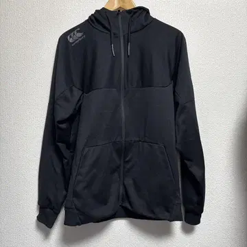 캔터베리 블랙 풀 집업 후드 부착 후드티 XL