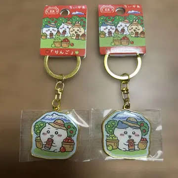 치이카와 (먼작귀) 아오모리 사과 다이컷 키링 고토치 키링 하치와레