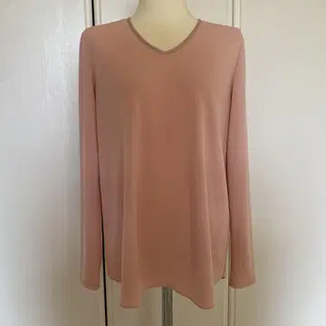 앞으로 활약할 살몬 핑크 매킨토시 런던 깔끔한 롱T