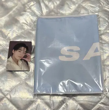 ATEEZ 산 슬로건 타월 혜택 트레이딩 카드 포함