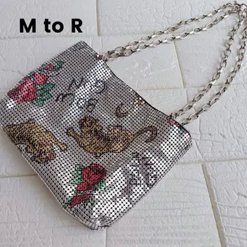 M TO R 무토아르 숄더백 실버 미니 2way