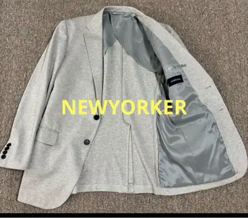NEWYORKER 그레이 테일러드 자켓