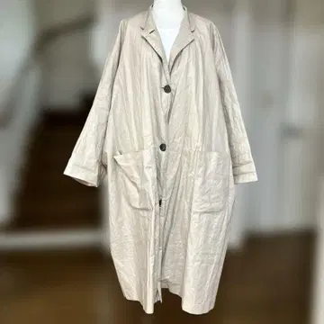 R&D.M.Co-올드맨즈테일러 오버 사이즈 코트 베이지