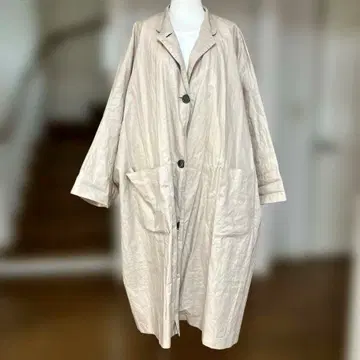 R&D.M.Co-올드맨즈테일러 오버 사이즈 코트 베이지