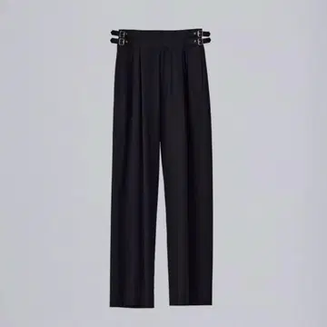 ZOE 사이드 벨트 트라우저 블랙 Ssize