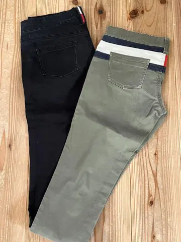 Tommy girl 치노 팬츠 (카키, 블랙)