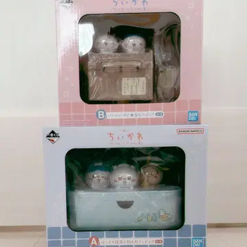 치이카와 (먼작귀) 제일복권 A상 포근한 목욕탕 소품함 피규어