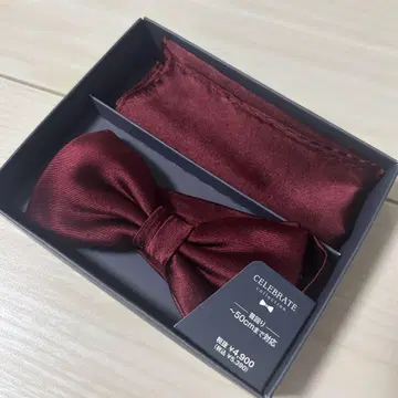 나비 넥타이 포켓 치프 세트 [ 새상품급 ]