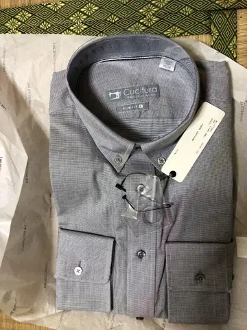 suit company 그레이 드레스 셔츠 M 사이즈