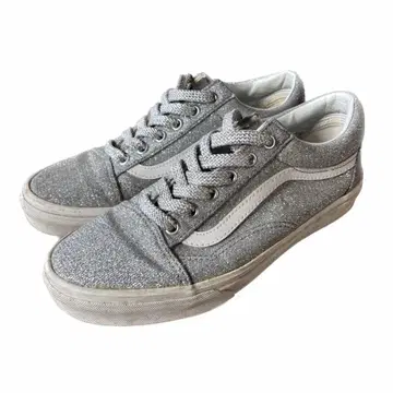[24cm] VANS 실버 라메 올드스쿨
