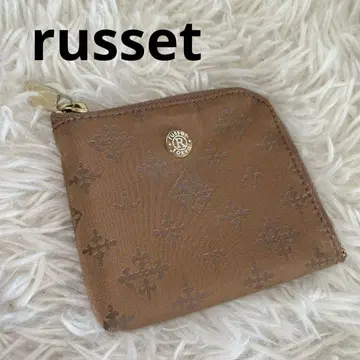 [ 새상품급 ] russet 러셋 지갑 컴팩트 지퍼 타입
