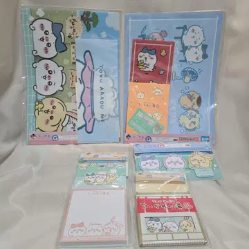치이카와 제일복권 G상 문구류 전 5종 컴프