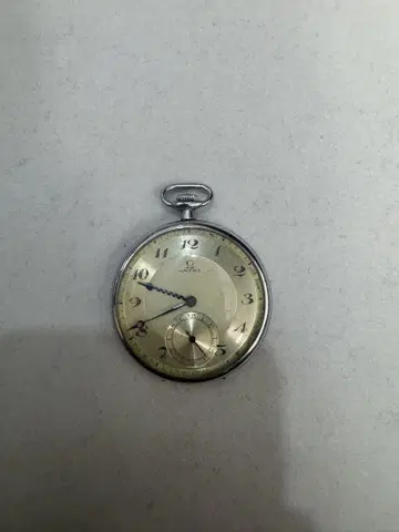 OMEGA 실버 아날로그 회중시계