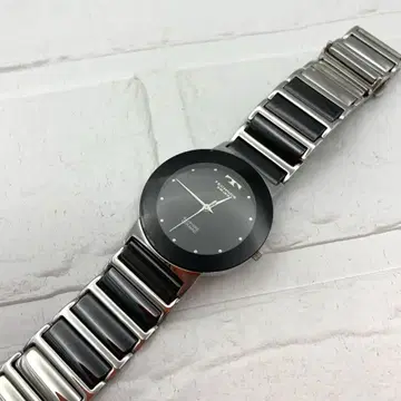 TECHNOS 블랙 아날로그 손목시계