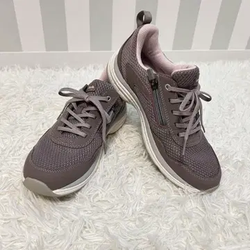 미사용급 아사히 메디컬 워크 사이드 지퍼 베리 25cm 스니커즈