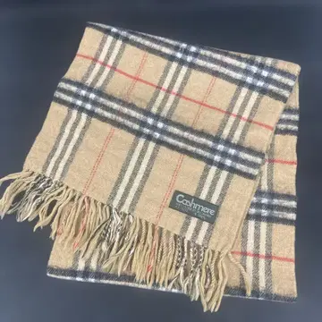 Cashmere 캐시미어 100% 체크 머플러