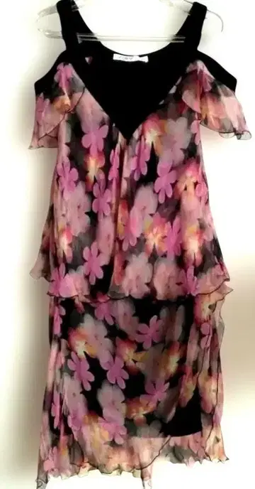 웅가로 퓨샤 Ungarofuchsia 이탈리아제 원피스 프릴 SS