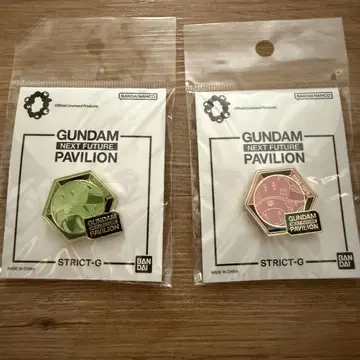 건담 파빌리온 핀 배지 세트 만박 하로 2종 세트