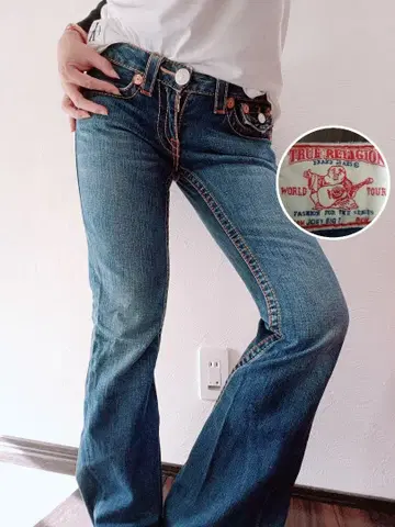 새상품급 레어 TRUE RELIGION JOEY BIG T 부츠컷 데님