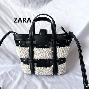 ZARA 2way 보아백 컷워크 토트 자라 완판템 블랙