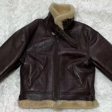 B-3 플라이트 자켓 무스탕 양가죽 가죽 남성용 M 상당