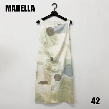 0332M MARELLA 여성 무릎 기장 원피스